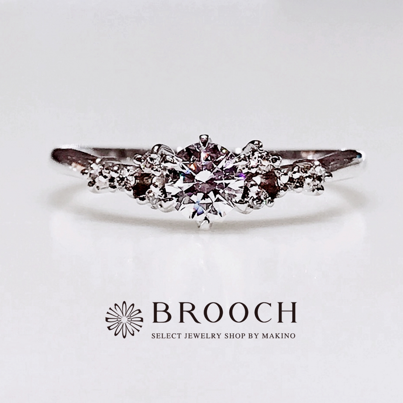 BROOCH 婚約指輪 エンゲージリング ティアラ風デザイン