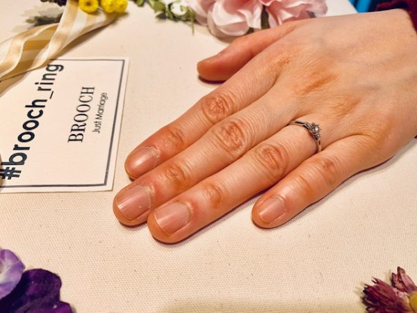 新潟で人気のにわかの婚約指輪
