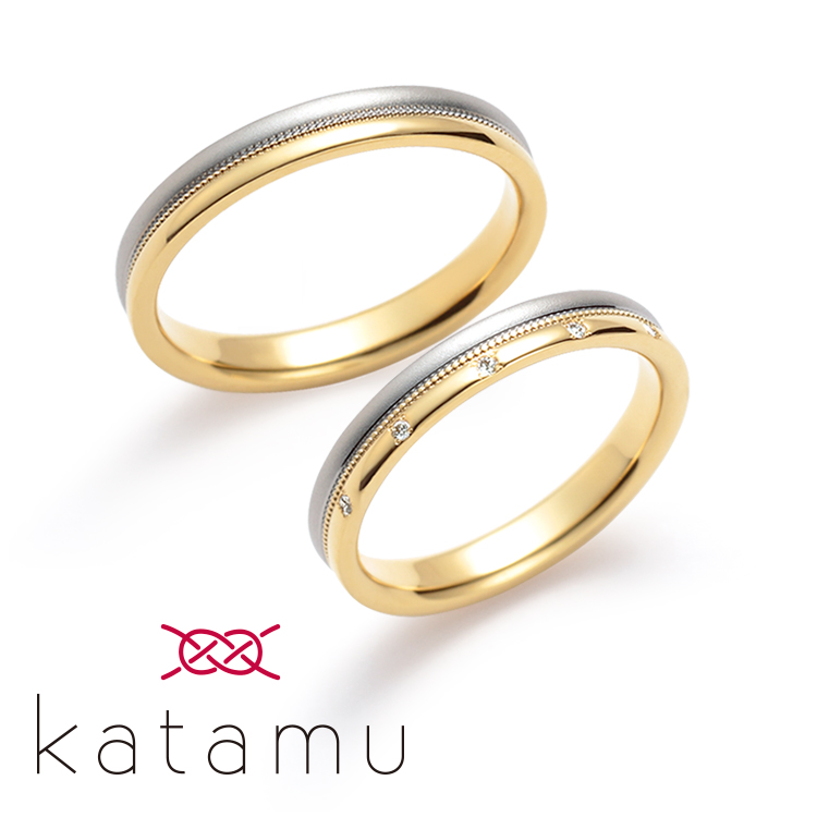 和風な結婚指輪を探すならKatamuの͡東雲が綺麗
