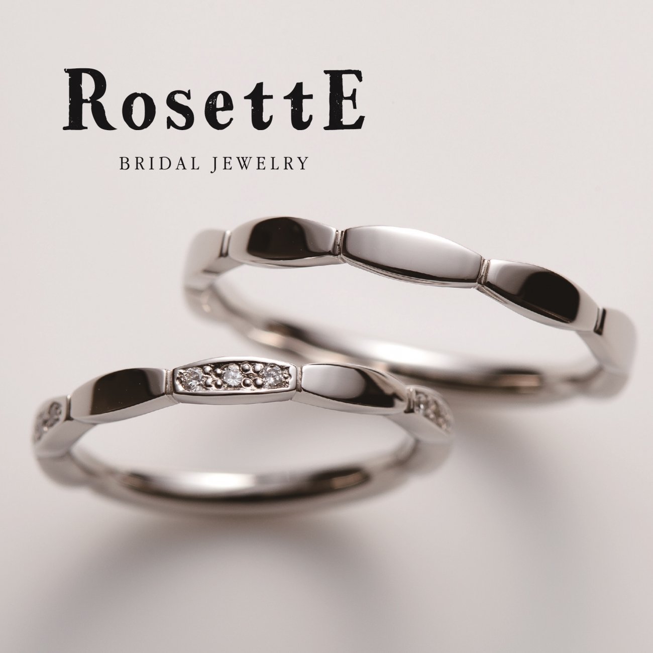 ロゼットのオシャレ可愛い結婚指輪