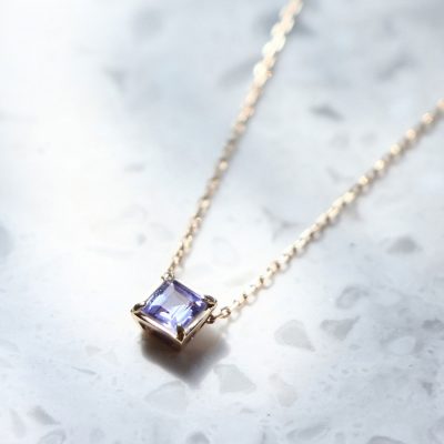 誕生石ネックレス タンザナイト