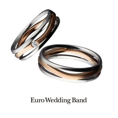 鍛造製法のかっこいい結婚指輪
