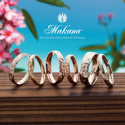 ハワイアンジュエリーの結婚指輪ブランドMAKANAは夏の結婚指輪にぴったり