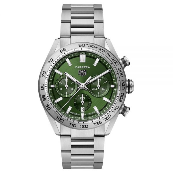 グリーンダイヤルが目を惹くカレラ