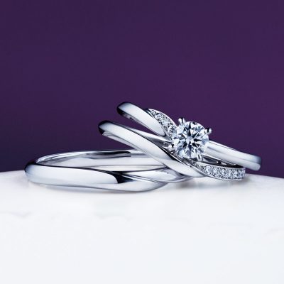 新潟で俄の婚約指輪・結婚指輪はブローチ
