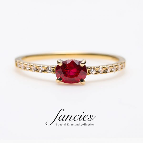 7月の誕生石のルビーで婚約指輪（エンゲージリング）やネックレスを作りたい方はBROOCH（ブローチ）へ