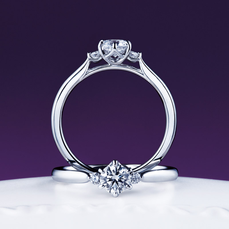 新潟で人気の結婚指輪と婚約指輪 BROOCH 俄(にわか) | 新潟の花嫁から「こんな婚約指輪が欲しかった」と支持を集る にわか（ニワカ）白鈴エンゲージリング