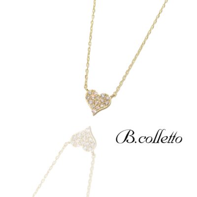 PAVE HEART NECKLACE（パヴェハートネックレス）