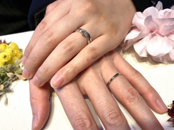 新潟で人気の結婚指輪と婚約指輪 BROOCH 俄(にわか) | オシャレジュエリーNIWAKAの太陽モチーフのダイヤモンドエンゲージリングを新潟ブローチでみつける