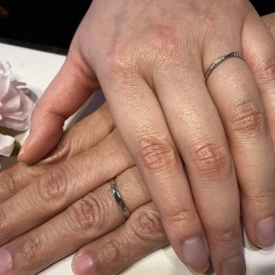 新潟でオシャレな結婚指輪、婚約指輪は、セットで着けられるInfinityloveがオススメ