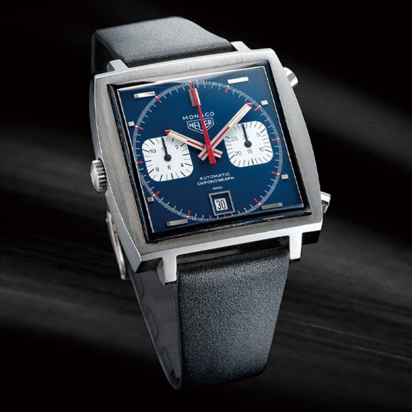 世界初の角形防水ケースが魅力のタグ・ホイヤーのモナコはブローチで買える