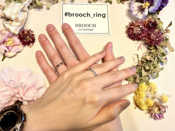 シンプルで個性的な海外ブランドフラージャコーの結婚指輪を探すならBROOCH（ブローチ）