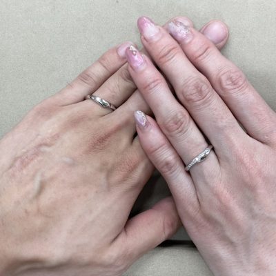 新潟で人気の俄の【にわか】の結婚指輪