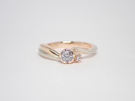 桜モチーフの杢目金屋【もくめがねや】のさくらいちりんは婚約指輪で人気のデザイン