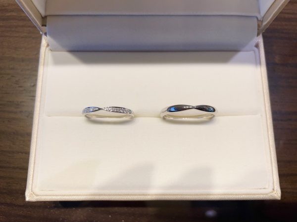 選んだのはダイヤモンドが綺麗なのが決め手！