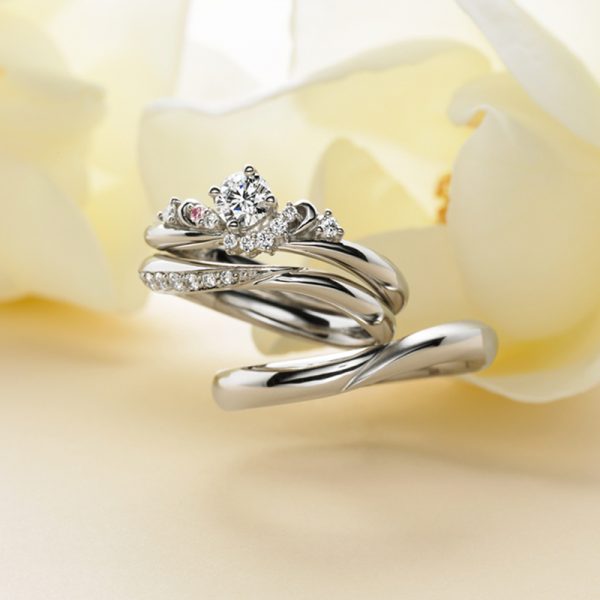 メレダイヤモンドが美しいマリアージュ