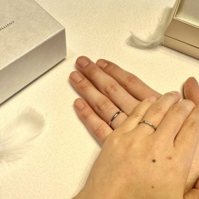 シンプルな結婚指輪が人気