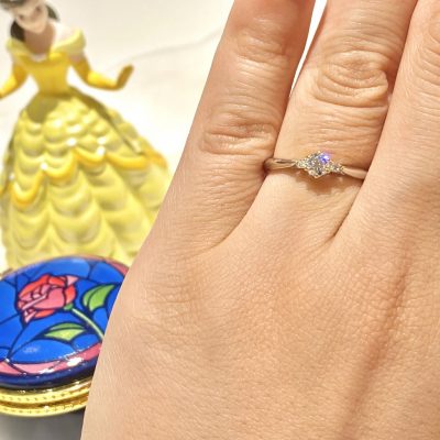 ディズニーの婚約指輪がかわいい