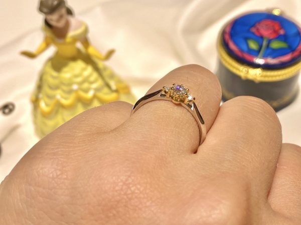 ディズニーの人気プリンセスたちがいっぱいの結婚指輪と婚約指輪 新潟で婚約指輪 結婚指輪brooch