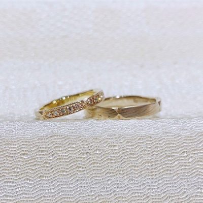 和風杢目金屋の結婚指輪