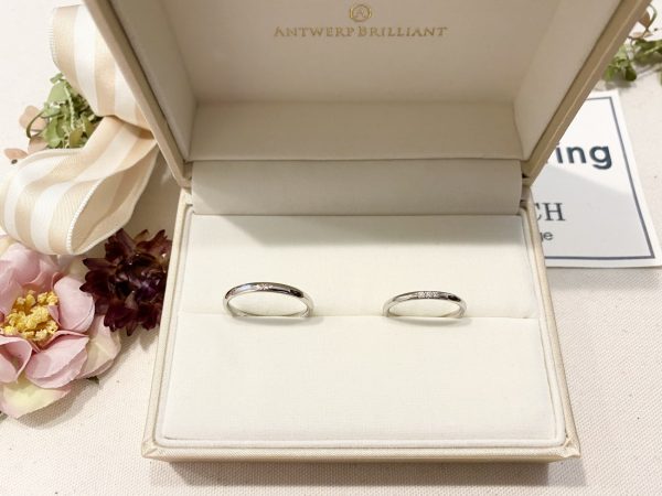 星の彫がお揃い感あって良い！ANTWERP BRILLIANT
