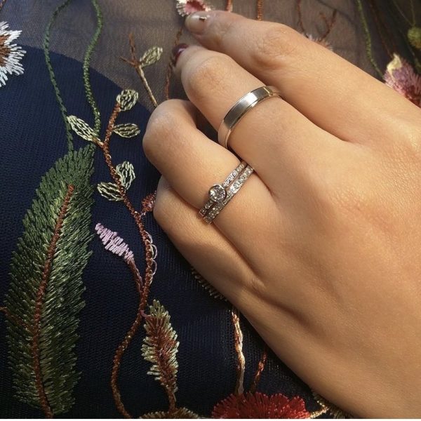 重ねづけがオシャレで可愛い