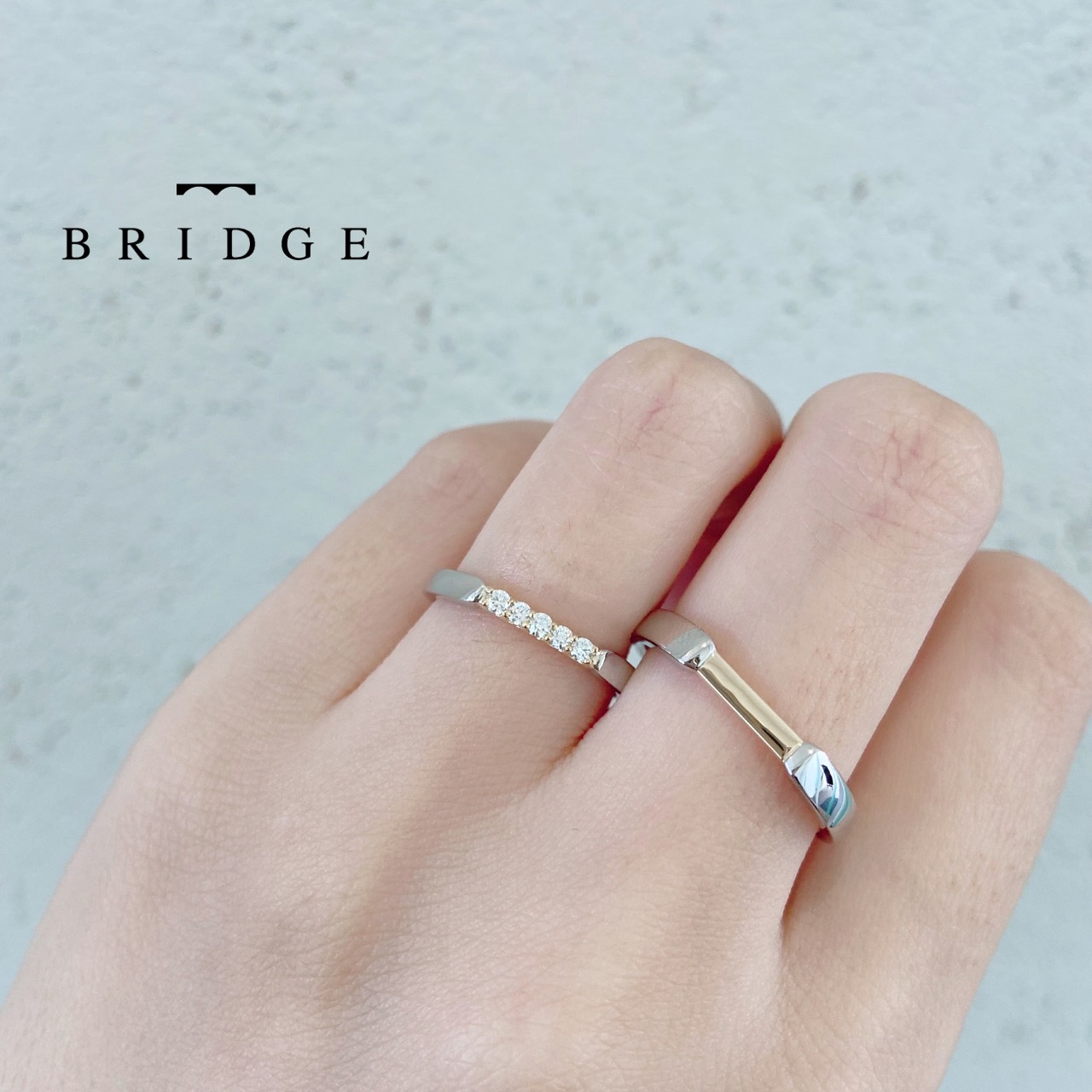 日本橋をモチーフにした結婚指輪にはここかは初めて行こうという決意が込められている