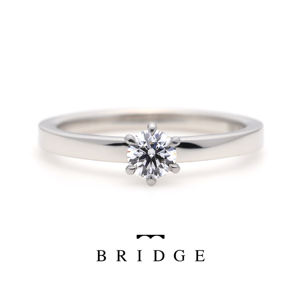 シンプルな婚約指輪はブローチが人気