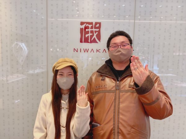 花匠の彫といのりの結婚指輪