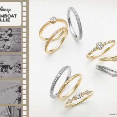 ディズニーミッキー&ミニーのかわいい結婚指輪
