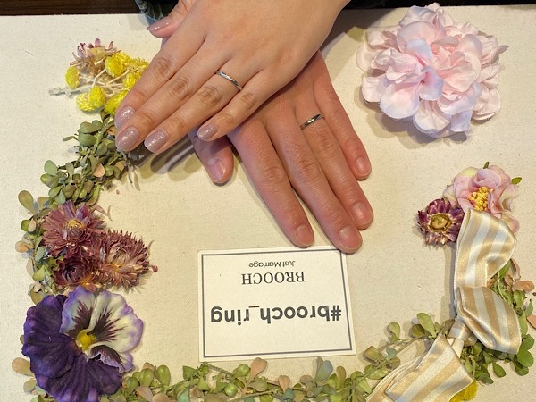 新潟で人気のシンプルな結婚指輪はルシエのブリーズドゥメールが可愛い