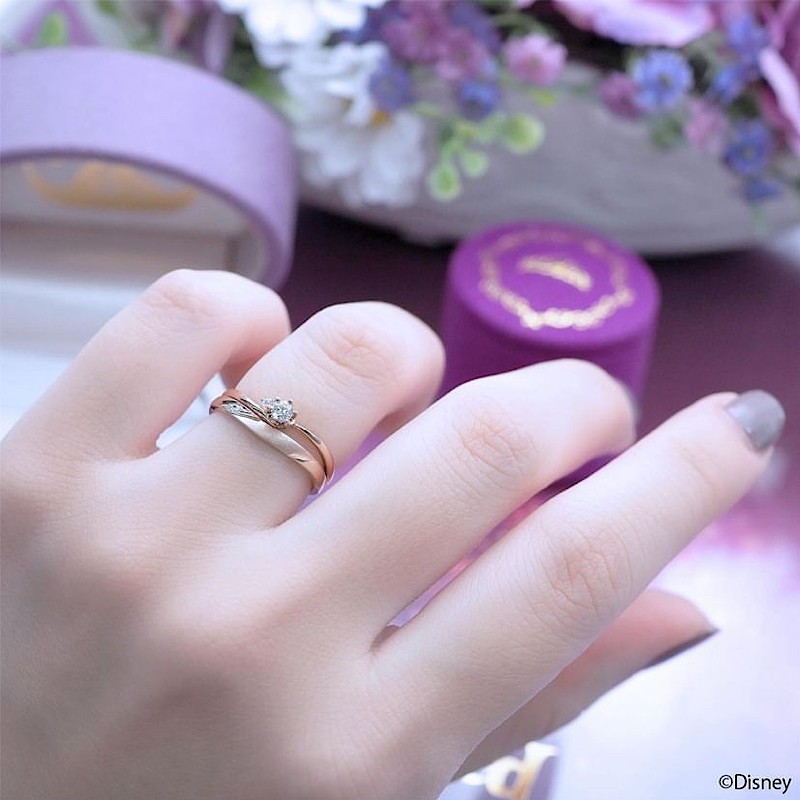 ディズニーラプンツェル Shining World 輝く世界 新潟で婚約指輪 結婚指輪はbroochブローチ