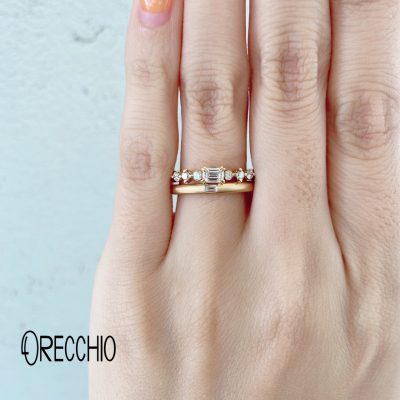 華やかでかわいい婚約指輪「ORECCHIO」”PiPi”