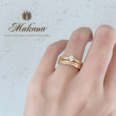 ハワイアンジュリーの婚約指輪と結婚指輪