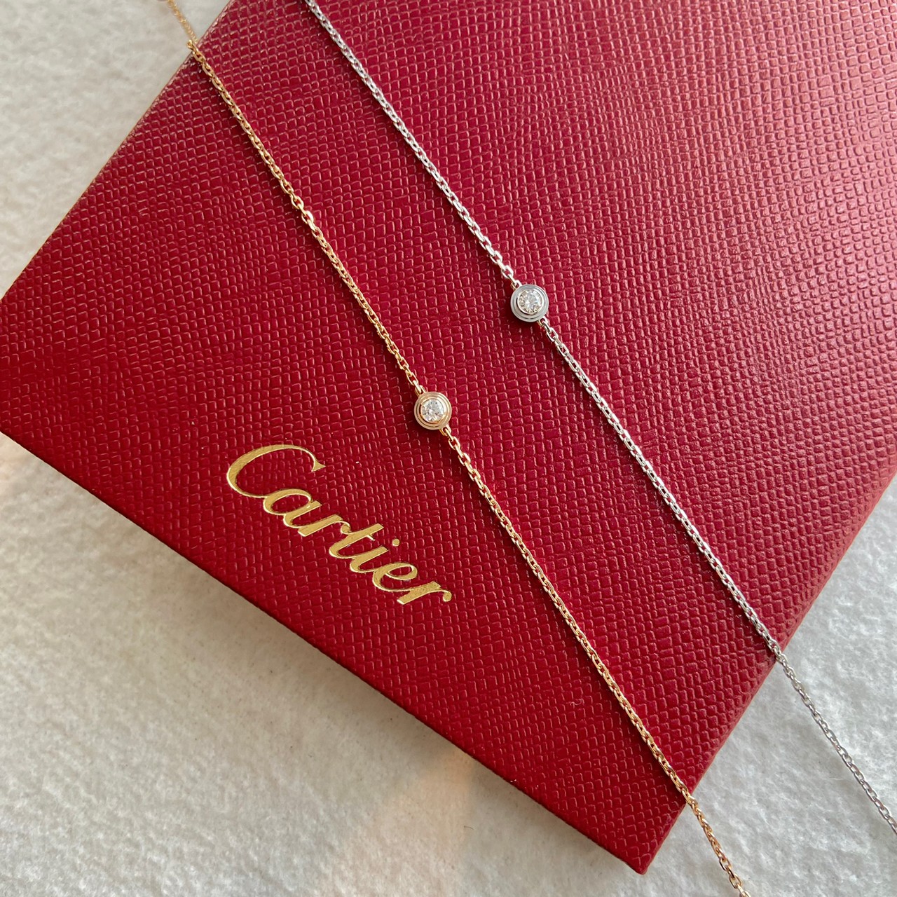 Cartier（カルティエ）ダムールブレスレット ピンクゴールド