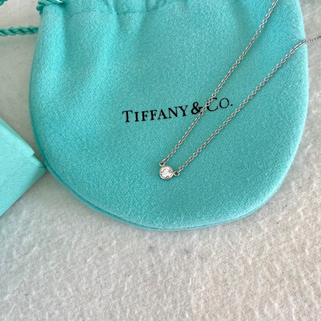 Tiffany＆Co.（ティファニー）ダイヤモンドバイザヤードシングルペンダント