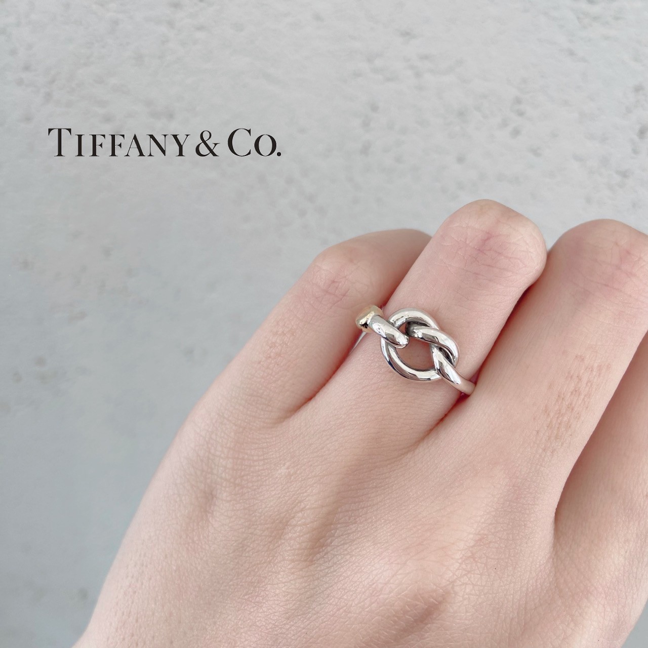 Tiffany&Co.(ティファニー)ラブノットリング SV/K18ゴールド|新潟で婚約指輪・結婚指輪BROOCH