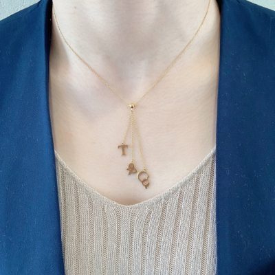 TIFFANY.Co ティファニー　TC ロゴ　コンビ　ネックレス　18K 18K ファッション Tiffany & Co. ティファニー シグネチャー