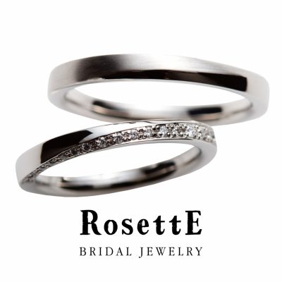 ブローチで人気なカジュアルでオシャレな結婚指輪はロゼット