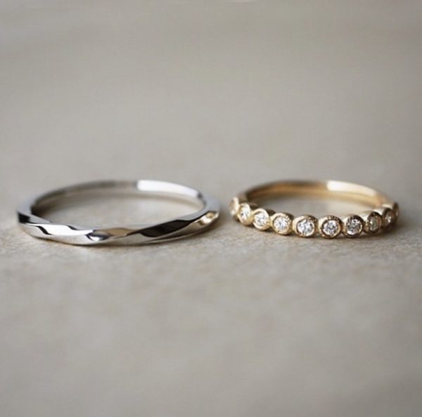 新潟ブローチでハンドメイドのアンティーク調と和のオシャレなプロポーズリングYUKA HOJO