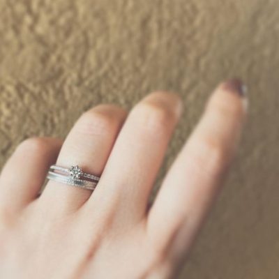 新潟ブローチでハンドメイドのオシャレなアンティークと和の結婚指輪はYUKA HOJO