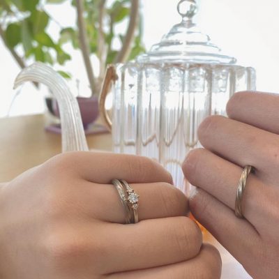 YUKAHOUJのプロポーズリングと結婚指輪がオシャレでかわいい