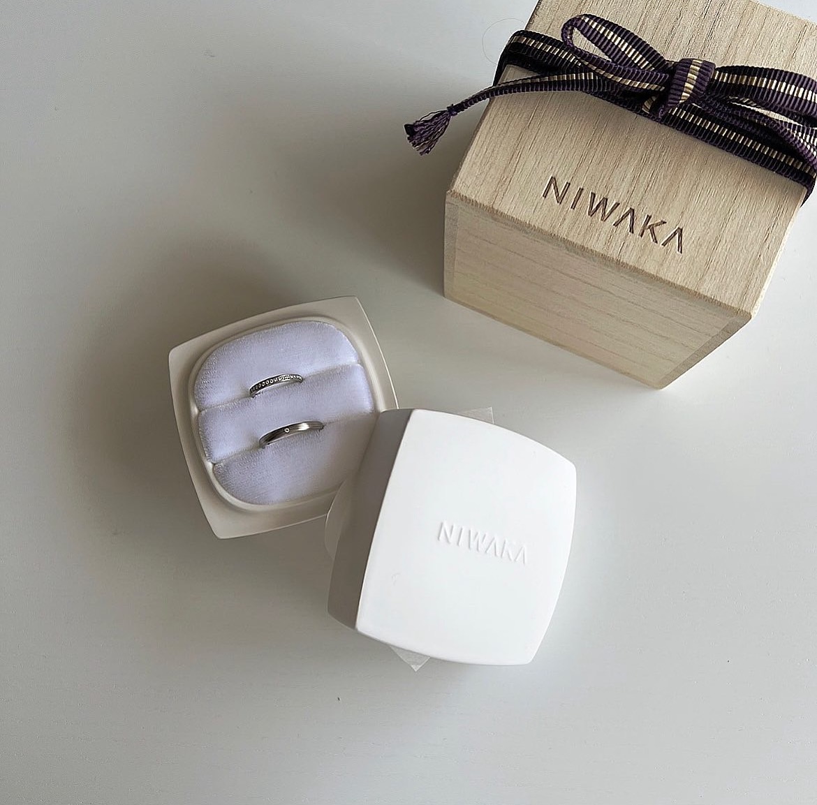 にわかの結婚指輪が人気が高い