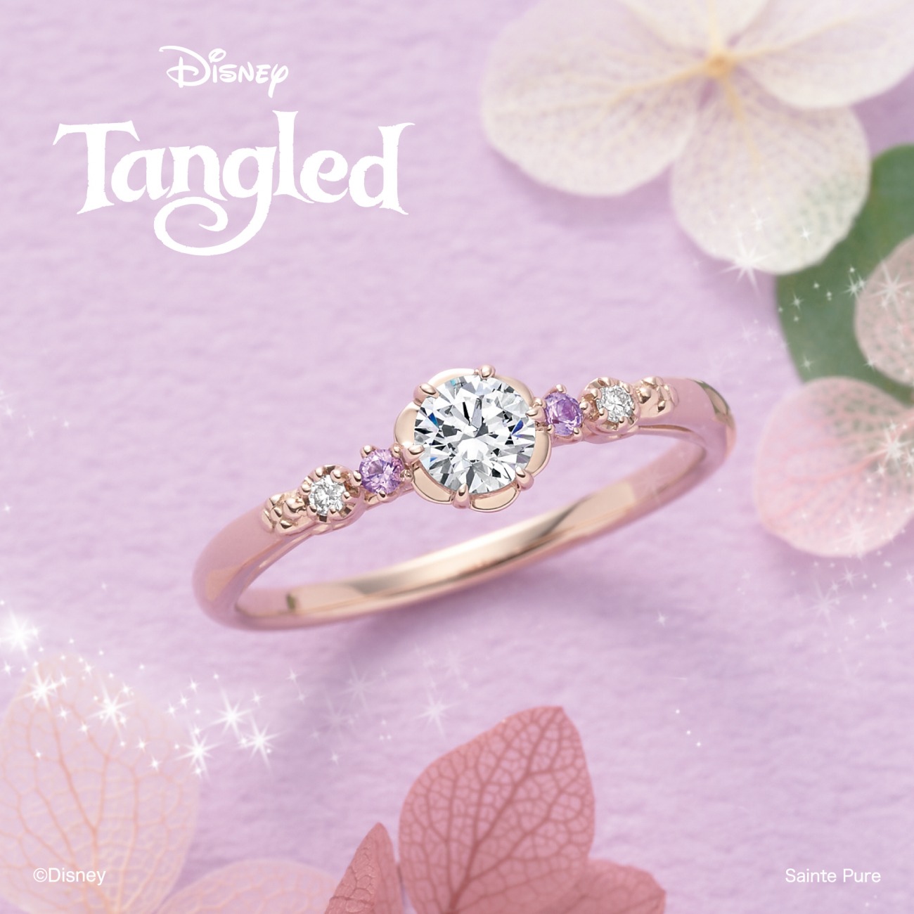 新潟の結婚指輪・婚約指輪 - ディズニーラプンツェルの限定デザインの婚約指輪が登場しました！