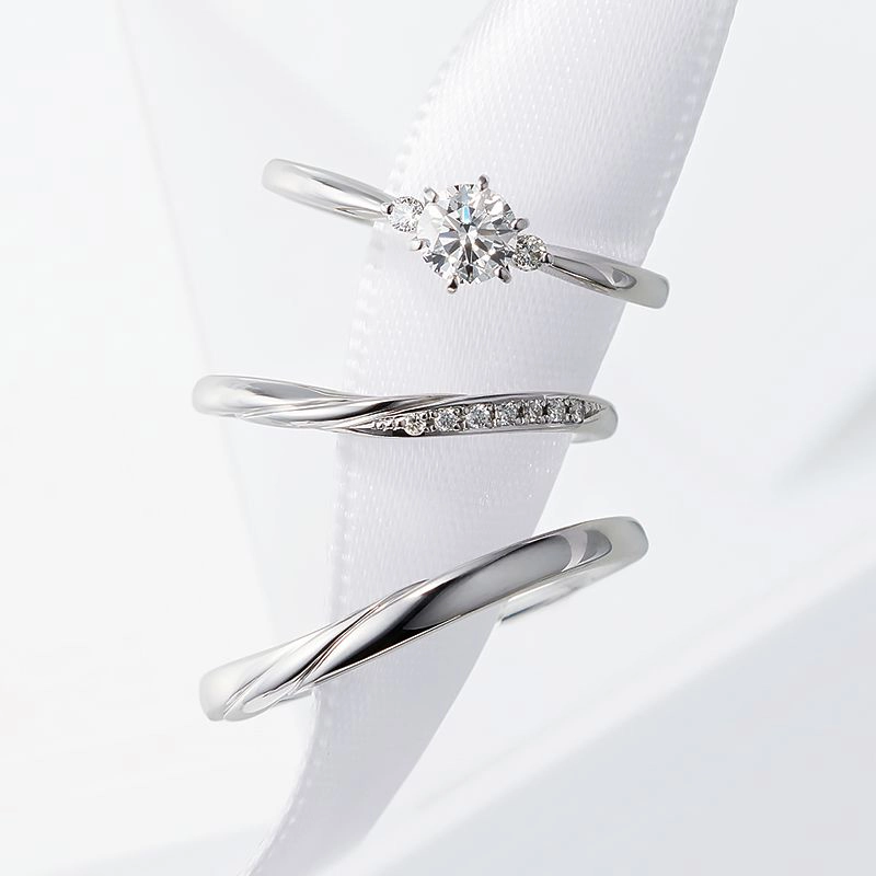 シンプルできれいな結婚指輪はルシエ