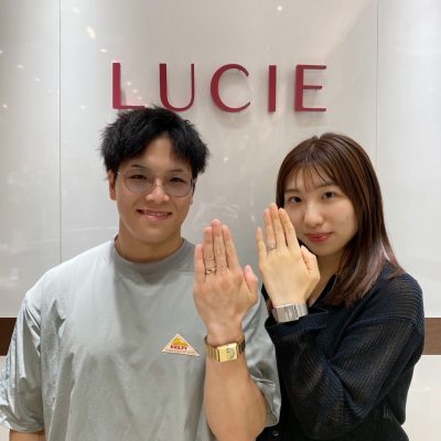 ルシエの婚約指輪と結婚指輪