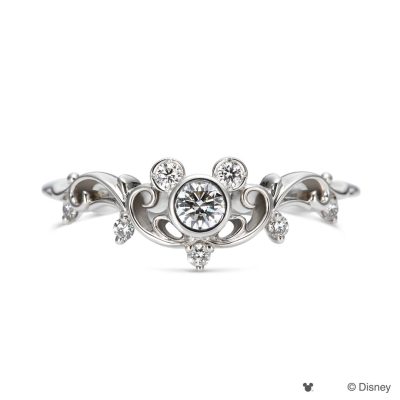 ミッキーマウスのモチーフのティアラ