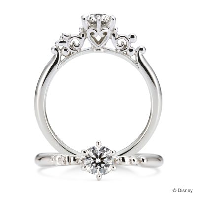 ケイウノのミッキー&ミニーの婚約指輪でプロポーズ