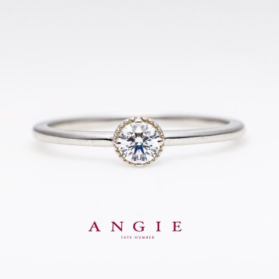 シンプルな婚約指輪