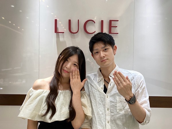 燕市カップルの結婚指輪選び-LUCIE（ルシエ）のCollineとRoseraieを選んだ理由-